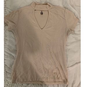Pacsun Me To We light beige top